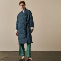 Deep Teal Linen Housecoat 13 Deep Teal Linen Housecoat -Home Luxury Store 11 ee1c024f d55d 4c25 ac5a bd51554f508f