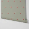 Lichen Green Apples Wallpaper -Home Luxury Store Apples Lichen Green 1