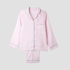 Men's Blush Pink Linen Pyjama Trouser Set -Home Luxury Store Blush Pink Linen Pyjama Trouser Set Piglet in Bed 879ef7e8 c97d 4acc b210 7c48547632de