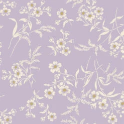 Lavender Camille Floral Wallpaper 8 Lavender Camille Floral Wallpaper -Home Luxury Store Camille Floral Lavender 2