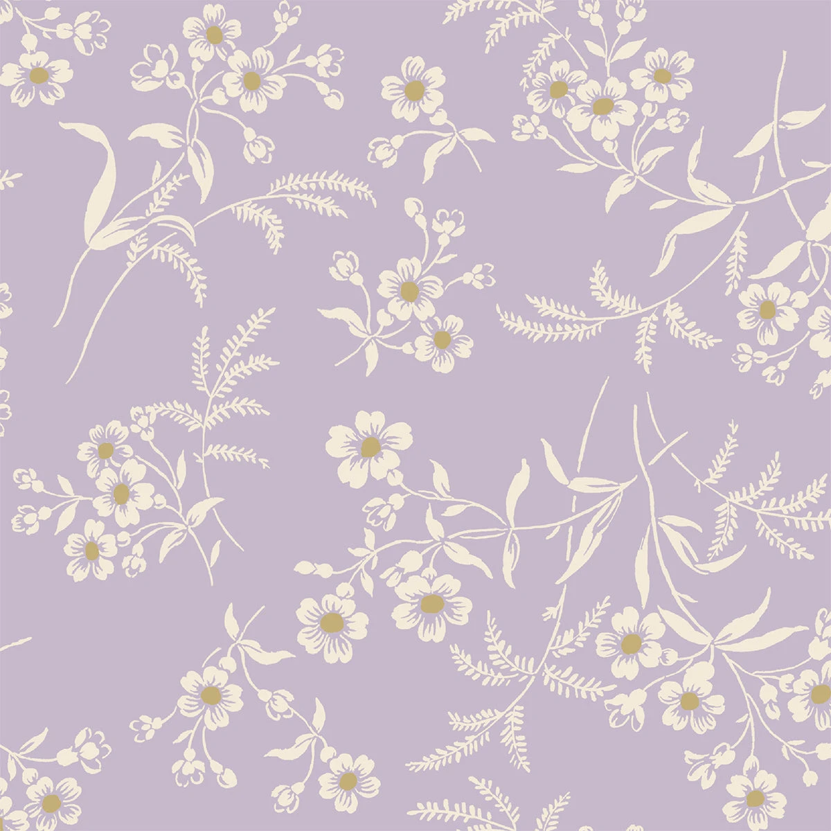 Lavender Camille Floral Wallpaper 5 Lavender Camille Floral Wallpaper - Image 3
