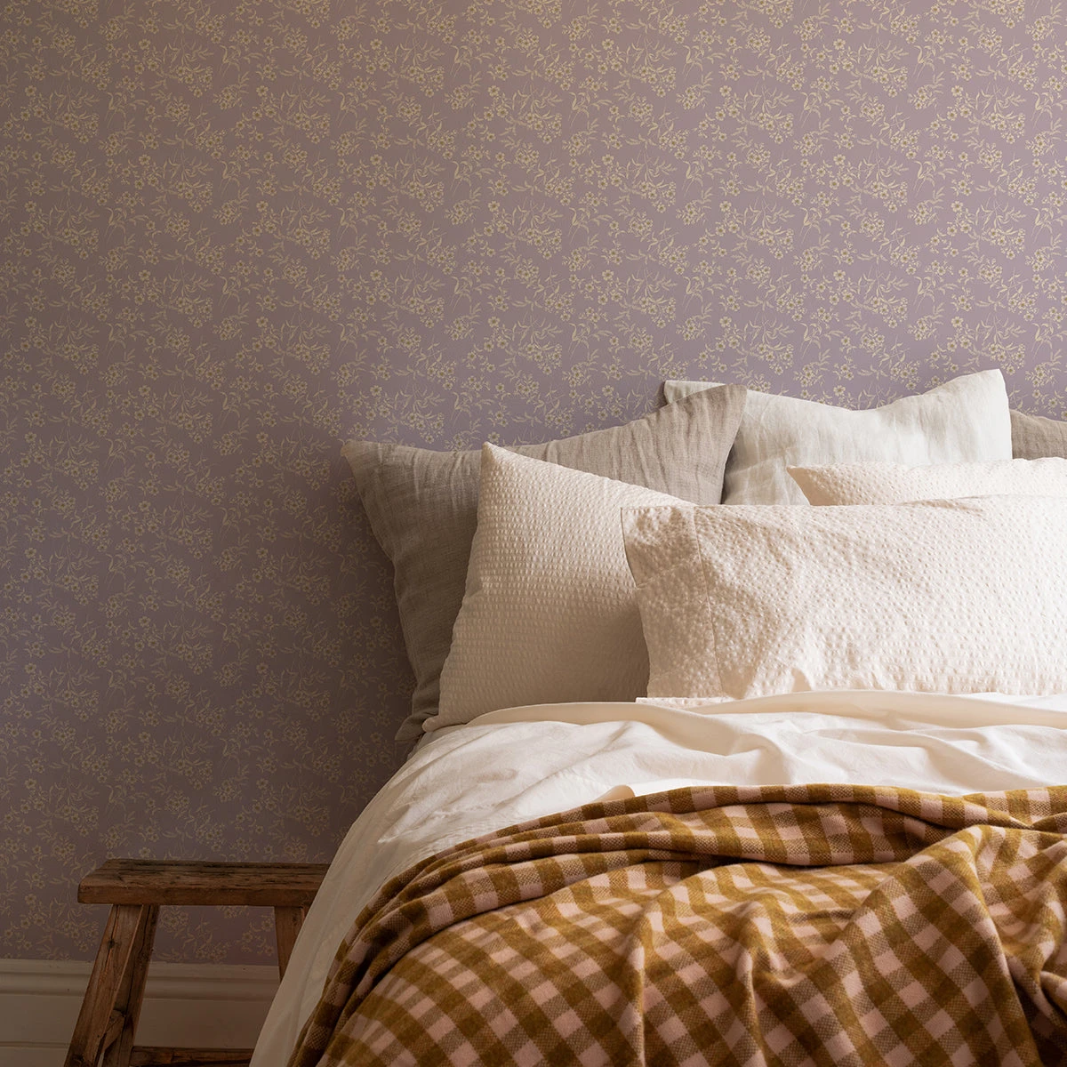 Lavender Camille Floral Wallpaper 3 Lavender Camille Floral Wallpaper