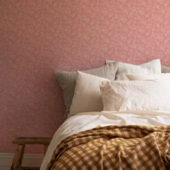 Pink Bloom Camille Floral Wallpaper -Home Luxury Store Camille Floral Pink Bloom 3