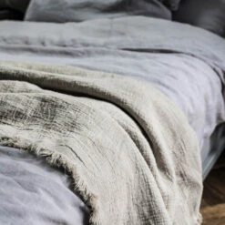 Oatmeal Linen Crinkle Throw 13 Oatmeal Linen Crinkle Throw -Home Luxury Store DOVE GREY 22 1e3dc2dd 6864 4dd0 a39f 1dd82066a792
