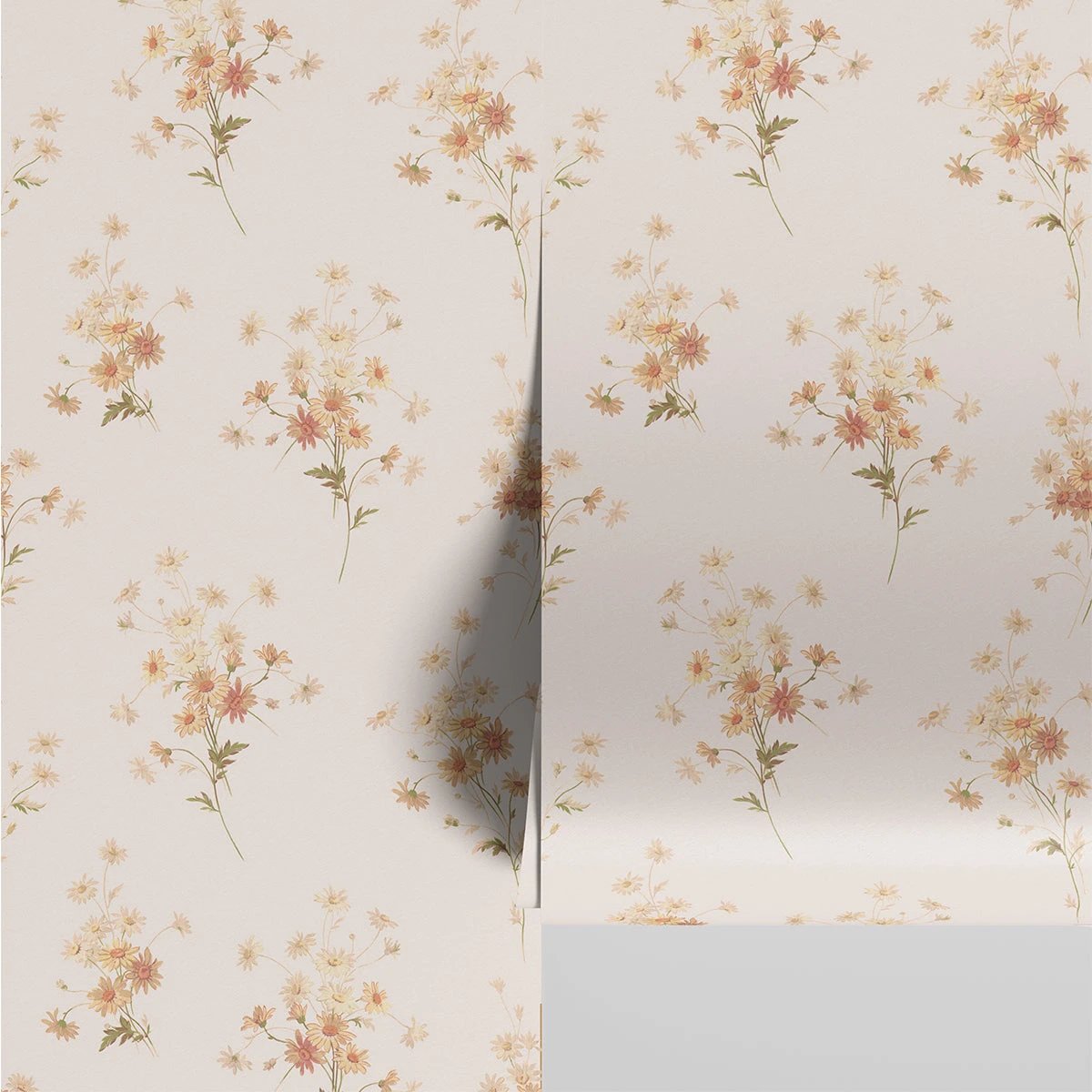 Cream Blush Daisy Bouquet Wallpaper 4 Cream Blush Daisy Bouquet Wallpaper - Image 2