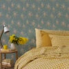 Laurel Green Daisy Bouquet Wallpaper -Home Luxury Store Daisy Bouquet Laurel Green 3