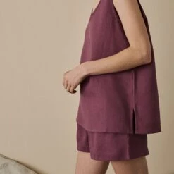 Fresh Fig Linen Tencel Cami Top 7 Fresh Fig Linen Tencel Cami Top -Home Luxury Store FreshFigLinenTencilWomen sCamiSet 1940