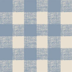 Dusty Blue Gingham Wallpaper -Home Luxury Store Gingham Dusty Blue 2