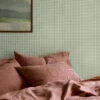 Winter Sage Gingham Wallpaper 1 Winter Sage Gingham Wallpaper -Home Luxury Store Gingham Winter Sage 3