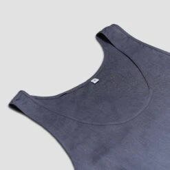 Blueberry Linen Cami Pyjama Set 10 Blueberry Linen Cami Pyjama Set -Home Luxury Store Linen Pajama Night Dress Blueberry Piglet in Bed 2