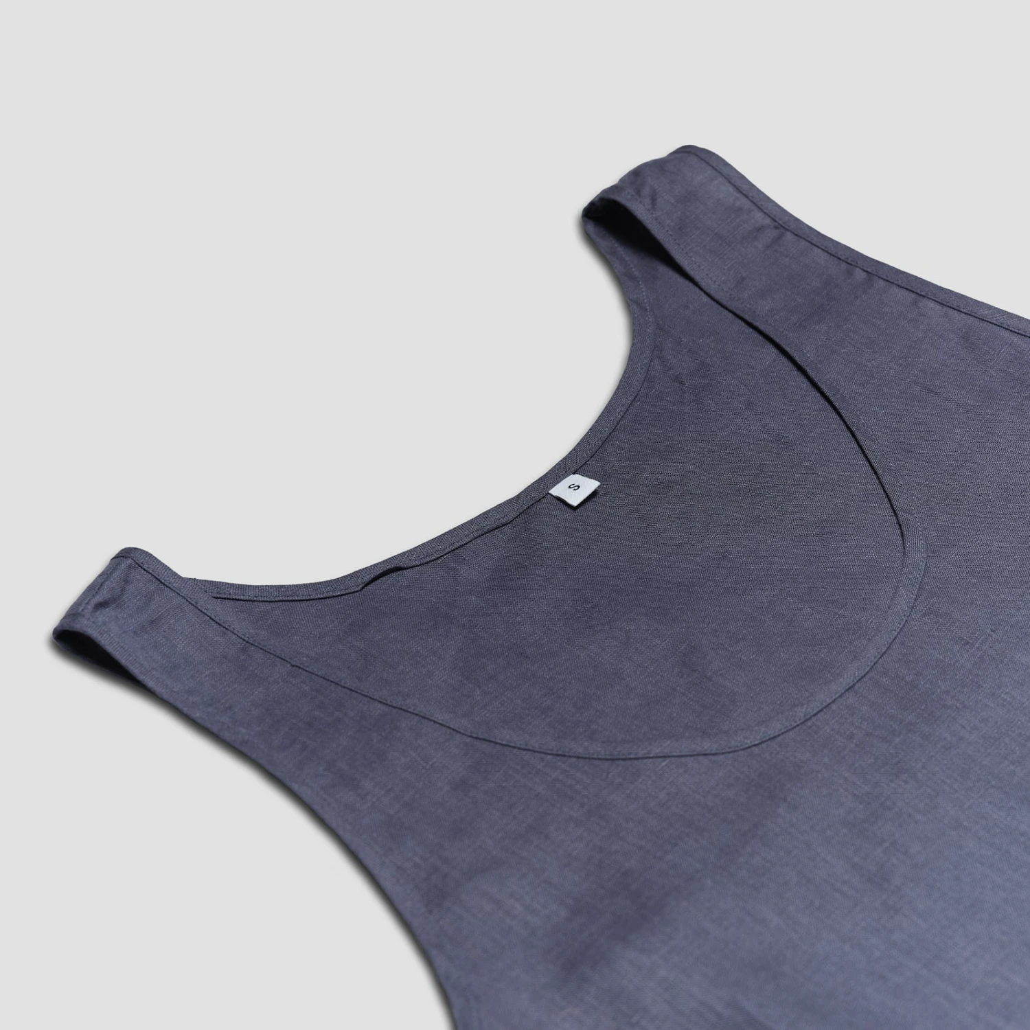 Blueberry Linen Cami Pyjama Set 5 Blueberry Linen Cami Pyjama Set - Image 3