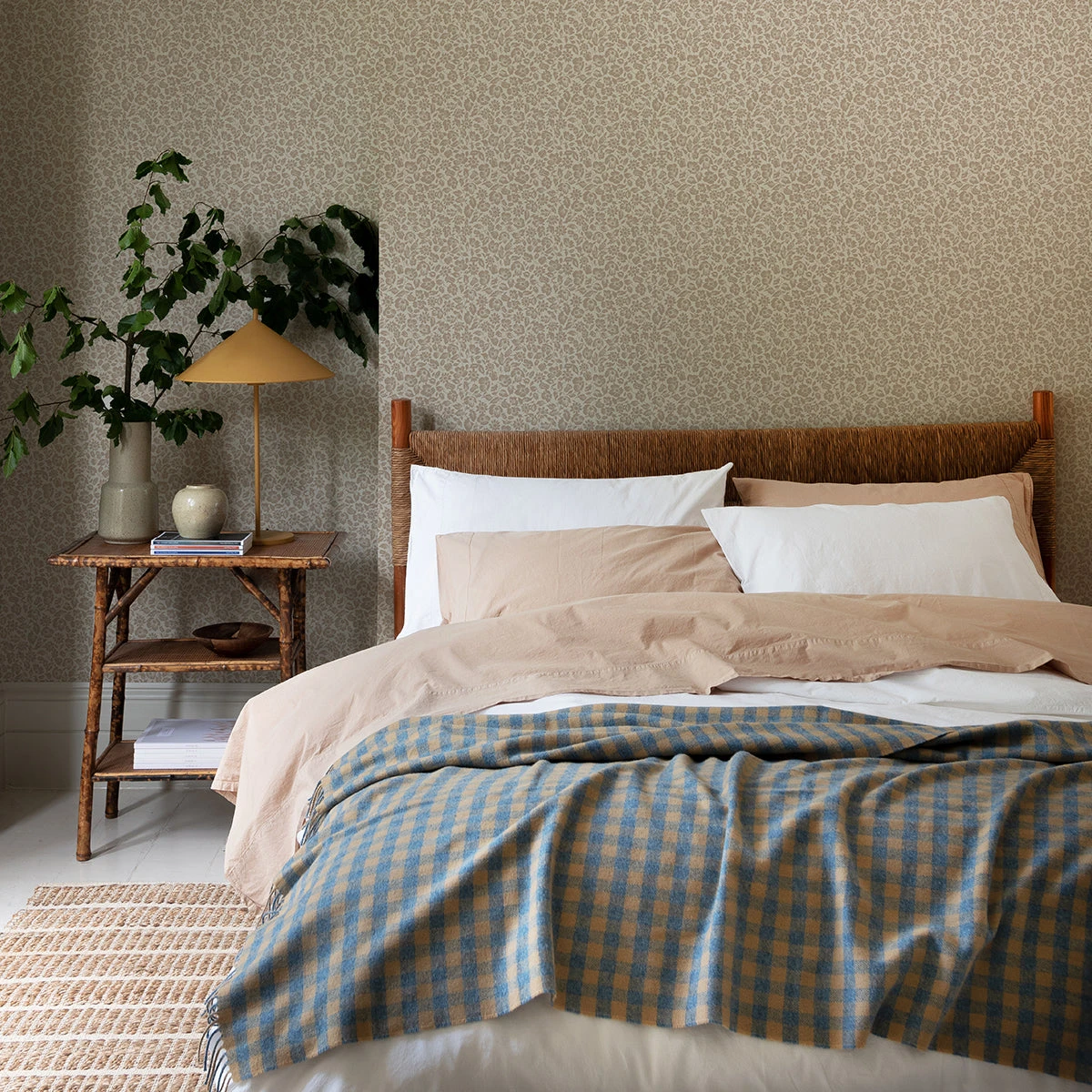 Warm Taupe Meadow Floral Wallpaper 6 Warm Taupe Meadow Floral Wallpaper - Image 4