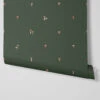 Fern Green Mushrooms Wallpaper 1 Fern Green Mushrooms Wallpaper -Home Luxury Store Mushroom Fern Green 1