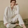 Pearl Linen Tencel Women's Pyjama Trouser Set