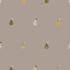 Mushroom Grey Pears Wallpaper -Home Luxury Store Pears Mushroom 2
