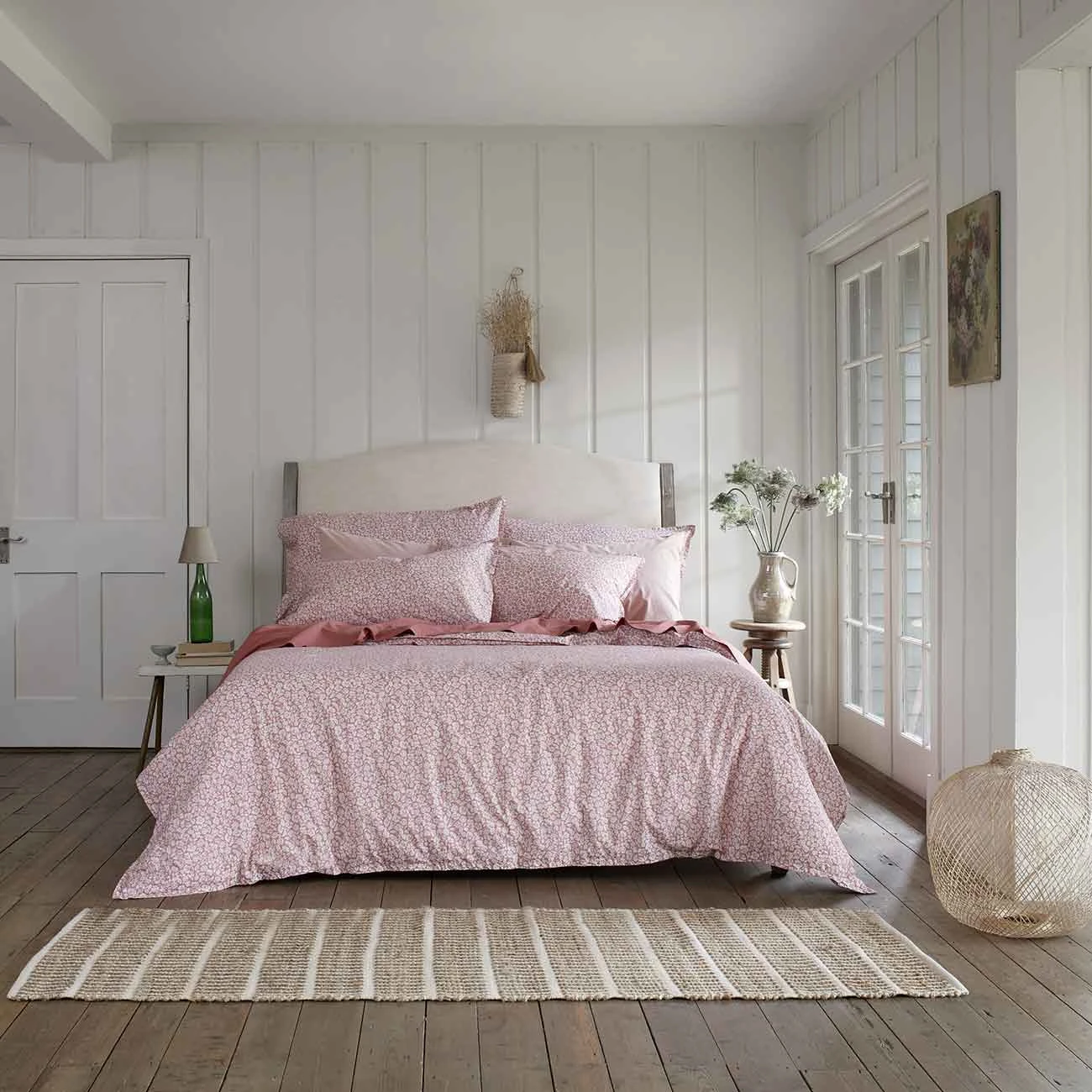 Red Dune Meadow Floral Printed Cotton Duvet Cover 3 Red Dune Meadow Floral Printed Cotton Duvet Cover