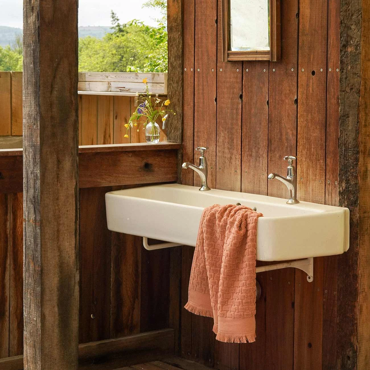 Creme Caramel Basketweave Cotton Hand Towel 3 Creme Caramel Basketweave Cotton Hand Towel