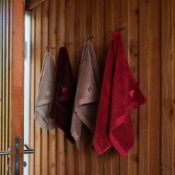 Mineral Red Organic Cotton Hand Towel -Home Luxury Store Piglet in Bed Bathroom Collection Organic Cotton Hand Towels 1 1684fb53 1fc9 4588 a6f2 5dcacd792490