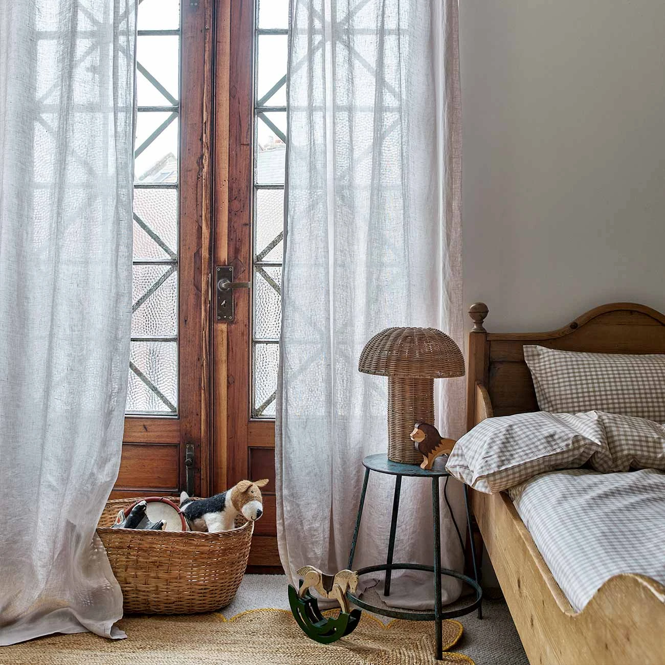 Oatmeal Linen Curtains (Pair) 3 Oatmeal Linen Curtains (Pair)