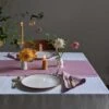 Raspberry Linen Table Runner -Home Luxury Store Piglet in Bed Linen Table Runner Raspberry Lifestyle 2