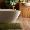 Botanical Green Bath Mat 2 Botanical Green Bath Mat -Home Luxury Store Piglet in Bed Terry Cotton Bath Mat Botanic Green Lifestyle 1