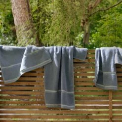 Warm Blue Bath Mat 11 Warm Blue Bath Mat -Home Luxury Store Piglet in Bed Terry Cotton Bath Mat Warm Blue Lifestyle 2