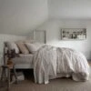 Cafe Au Lait Small Gingham Cotton Duvet Cover