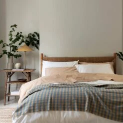 Cafe Au Lait Washed Cotton Percale Flat Sheet 10 Cafe Au Lait Washed Cotton Percale Flat Sheet -Home Luxury Store Piglet in Bed Washed Cotton Bedding Cafe au Lait Lifestyle 1 1dbff579 4bd4 4031 b6f0 c4d6a76810e3