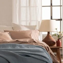 Cafe Au Lait Washed Cotton Percale Flat Sheet 11 Cafe Au Lait Washed Cotton Percale Flat Sheet -Home Luxury Store Piglet in Bed Washed Cotton Bedding Cafe au Lait Lifestyle 2 20211896 0b12 45ef a56f a3780885172f
