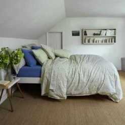 Pear Meadow Floral Printed Cotton Duvet Cover