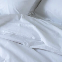 White Washed Cotton Percale Duvet Cover 10 White Washed Cotton Percale Duvet Cover -Home Luxury Store Piglet in Bed Washed Cotton Bedding White Lifestyle 6 c5cb369b cb70 4a08 a883 688797f52b32