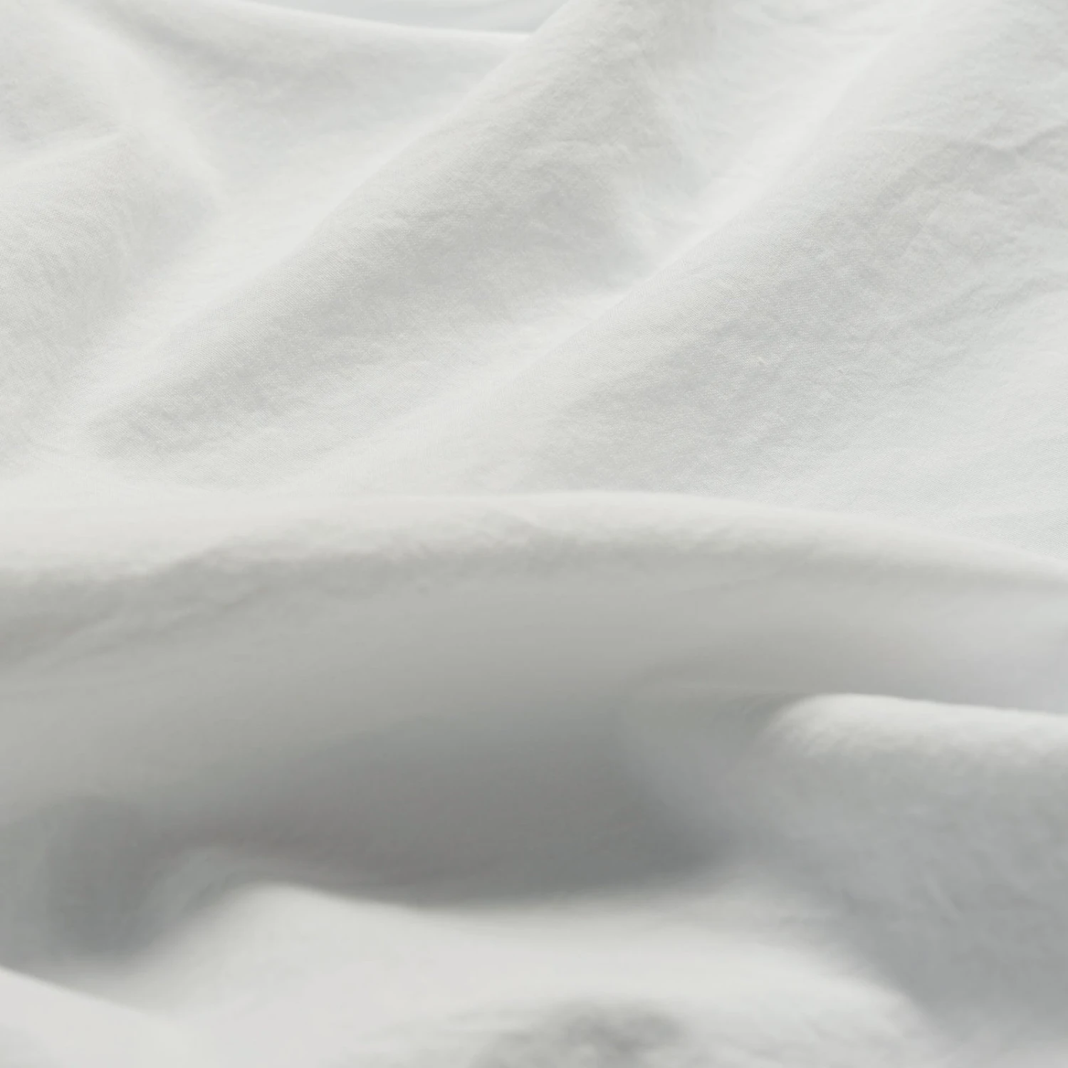 White Washed Cotton Percale Duvet Cover 4 White Washed Cotton Percale Duvet Cover - Image 2