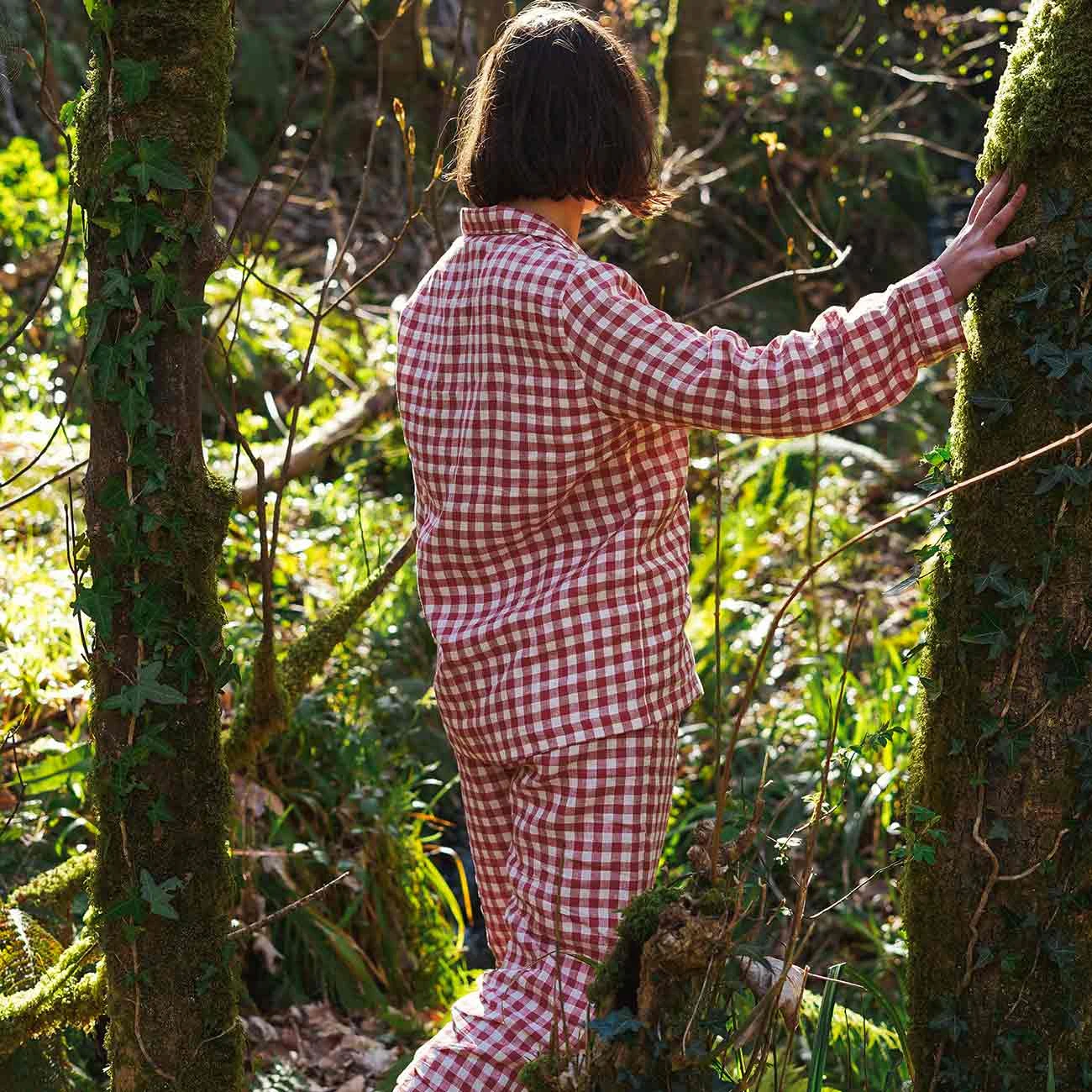 Mineral Red Gingham Pyjama Trousers 3 Mineral Red Gingham Pyjama Trousers