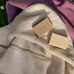 Oatmeal, Lavender And Clary Sage Soap -Home Luxury Store Piglet in Bed x LEGRA Oatmeal Lavender Soap Unwind Lifestyle 2