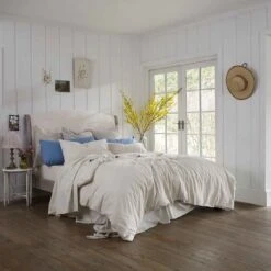 Parchment Washed Cotton Percale Pillowcases (Pair) -Home Luxury Store PigletInBed CottonBedding ParchmentPlain 1300x1300 Web1jpg