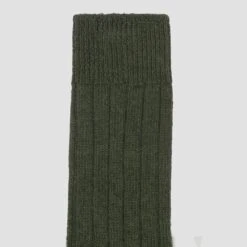 Fern Green Alpaca Socks 7 Fern Green Alpaca Socks -Home Luxury Store PigletinBed AlpacaBedSocks FernGreen Detail