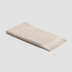 Birch Basketweave Cotton Hand Towel 8 Birch Basketweave Cotton Hand Towel -Home Luxury Store PigletinBed BathroomCollection BasketweaveCottonHandTowel Birch 1 GreyBG