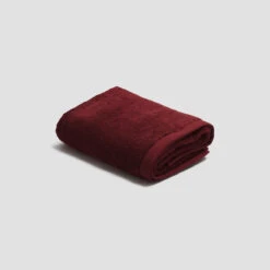 Merlot Organic Cotton Bath Towel 10 Merlot Organic Cotton Bath Towel -Home Luxury Store PigletinBed BathroomCollection OrganicCottonBathTowel Merlot 1 GreyBG