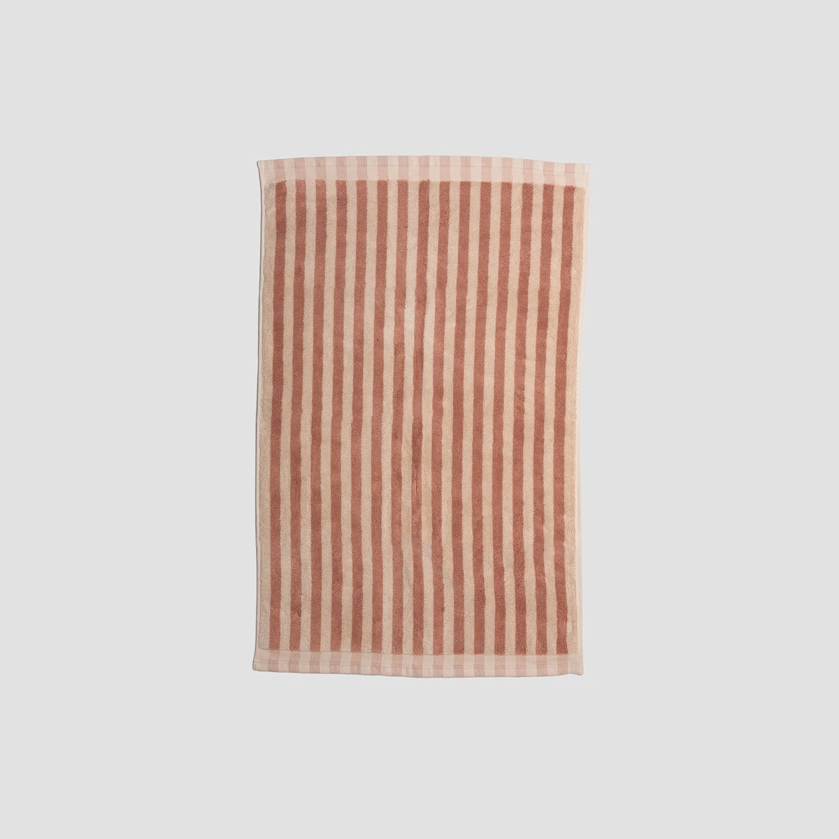 Sand Shell Pembroke Stripe Cotton Bath Mat 5 Sand Shell Pembroke Stripe Cotton Bath Mat - Image 3