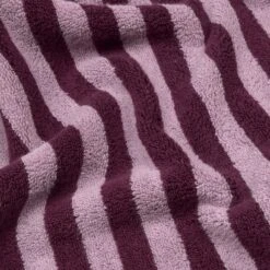 Berry Mauve Pembroke Stripe Cotton Mat -Home Luxury Store PigletinBed BerryMauveCottonTowels Detail 1 90c45509 3c0d 422d a91f c70561232a13