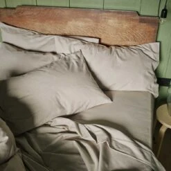 Clay Brushed Cotton Fitted Sheet