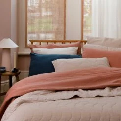 Warm Grey Cotton Sham (Pair) -Home Luxury Store PigletinBed CottonSham WarmGrey Lifestyle 1