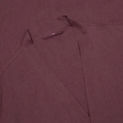 Fresh Fig Linen Tencel Robe -Home Luxury Store PigletinBed FigLinenTencilRobe collardetail 1