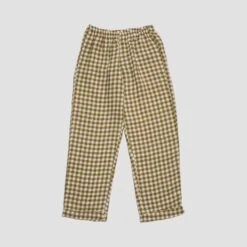 Botanical Green Gingham Linen Pyjama Trouser Set -Home Luxury Store PigletinBed GinghamPyjamas Trousers BotanicGreen 1 greybg 33bc776a 53e9 49d1 aafa 93f8c88c45ff