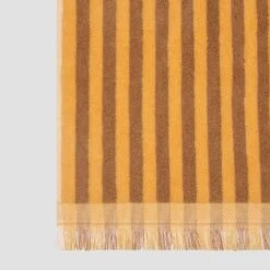 Honey Mustard Pembroke Stripe Cotton Towels -Home Luxury Store PigletinBed HoneyMustardCottonTowels Detail 2