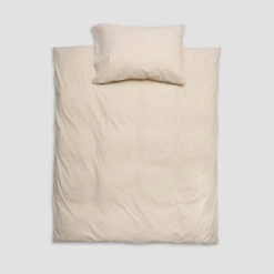 Parchment Kids Cotton Bedding Set -Home Luxury Store PigletinBed KidsPlainCottonBedding CotSet Parchment 1 GreyBG