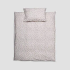 Cream Spring Sprig Kids Floral Cotton Bedding Set -Home Luxury Store PigletinBed KidsSpringSprigCottonBedding CotSet Cream 1 GreyBG