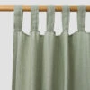 Sage Green Linen Curtains (Pair) -Home Luxury Store PigletinBed LinenCurtains SageGreen 1 greyBG
