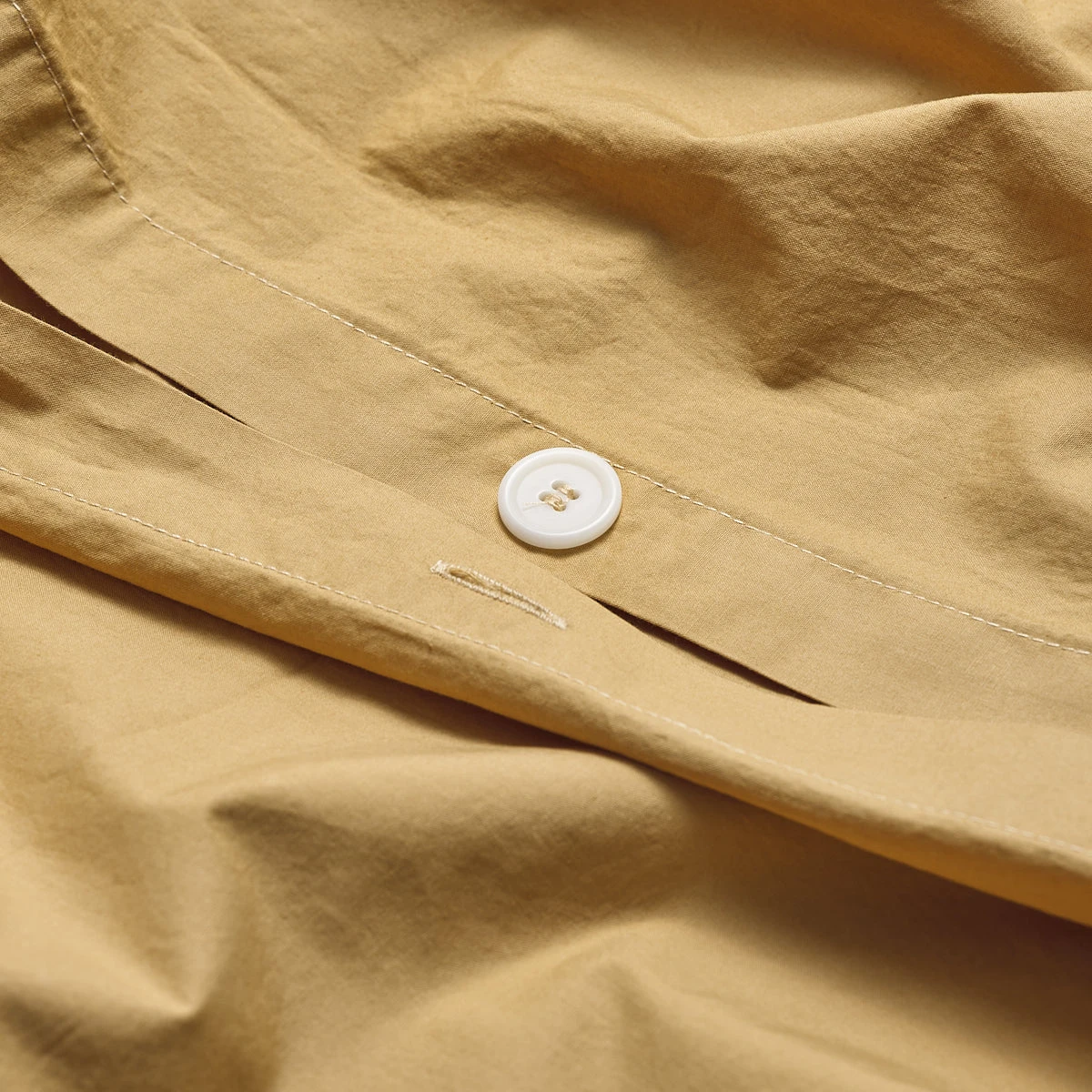 Butterscotch Washed Cotton Percale Duvet Cover 5 Butterscotch Washed Cotton Percale Duvet Cover - Image 3