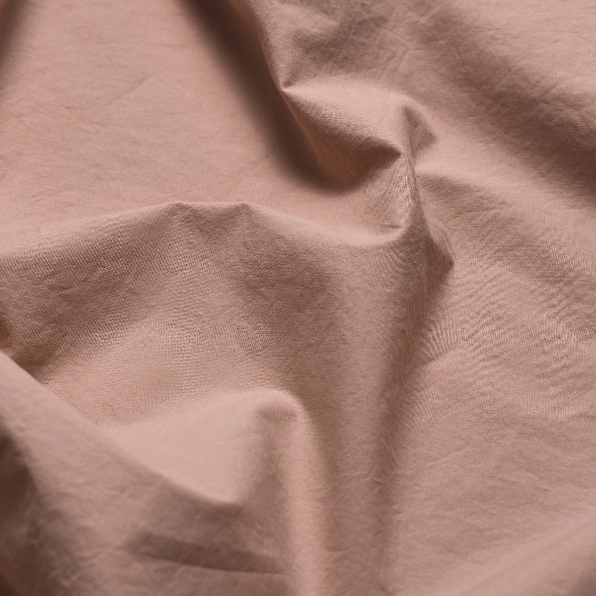 French Rose Washed Cotton Percale Flat Sheet 5 French Rose Washed Cotton Percale Flat Sheet - Image 3